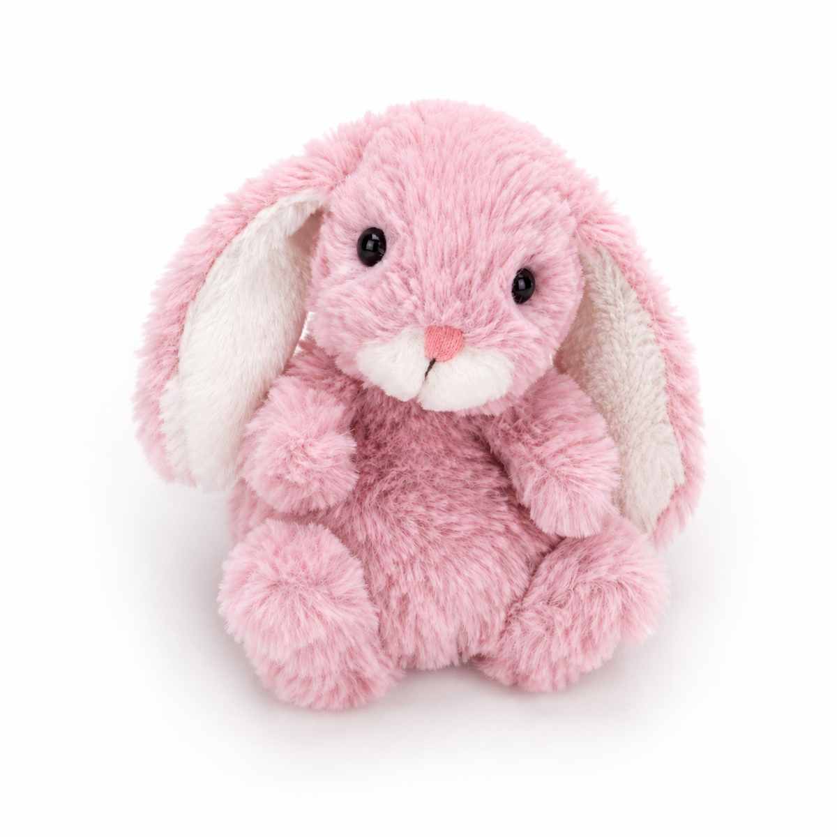 Pink Bonnie Rabbit Plush Toy – 15cm