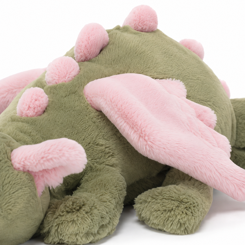 Matcha pink Dragon Green Plush Toy – 66cm