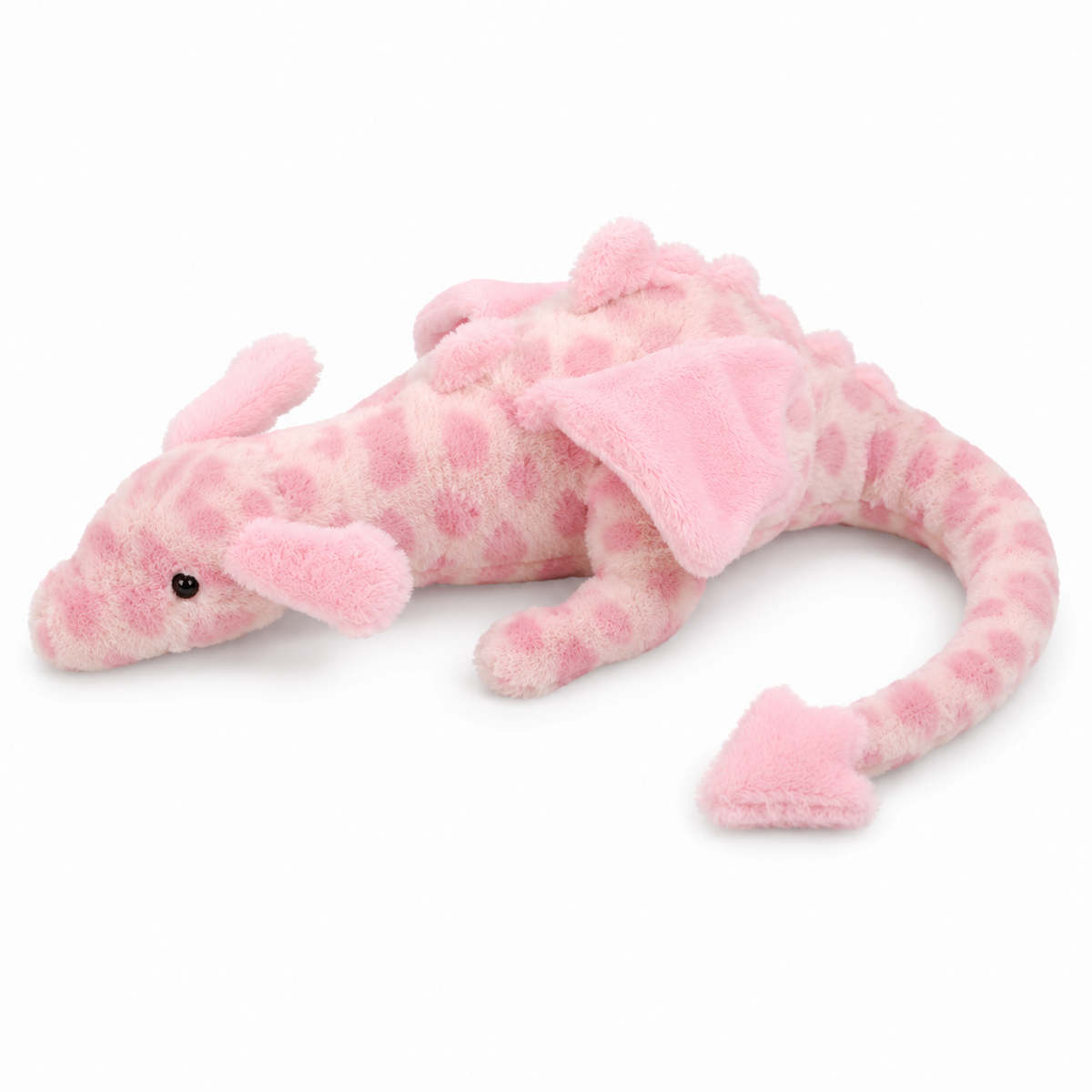 Pink Leopard Print Dragon Plush Toy – 50 cm