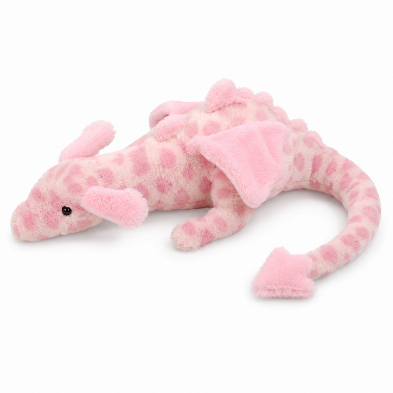 Pink Leopard Print Dragon Plush Toy – 50 cm