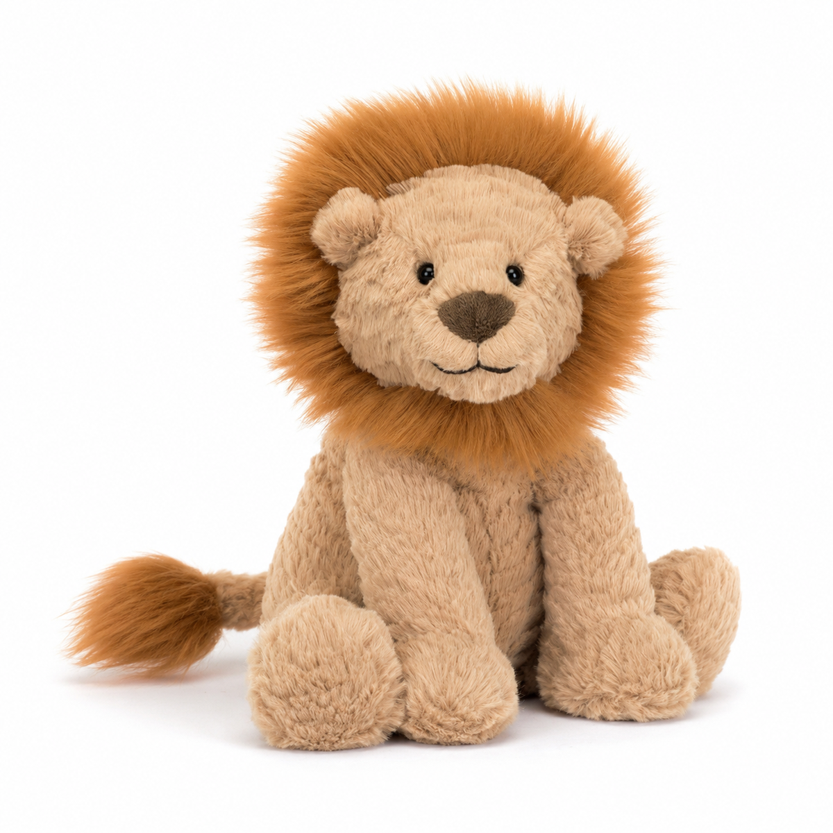 Wavy-Haired Lion Plush Toy – 31 cm