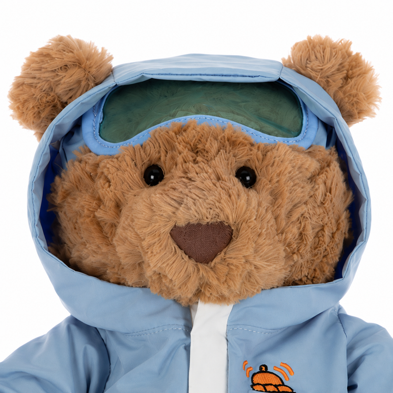 Barcelona Bear Ski Suit Plush Toy – 28cm