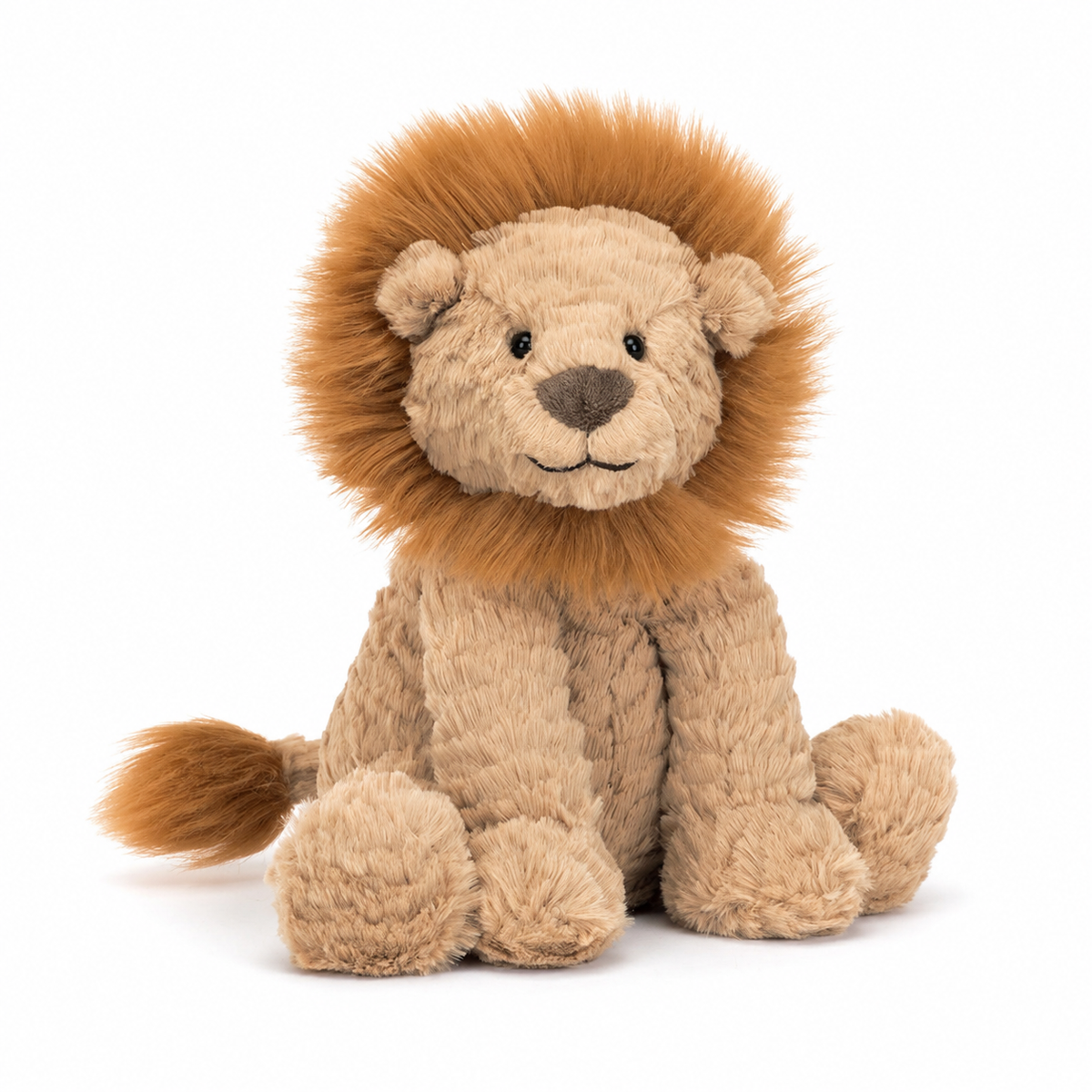 Wavy-Haired Lion Plush Toy – 31 cm