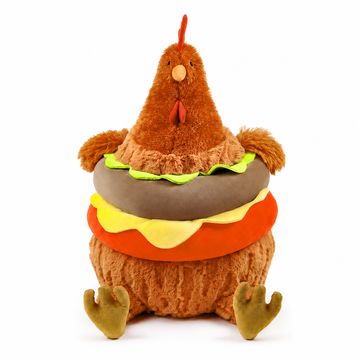 Burger Cecil Chicken Plush Doll