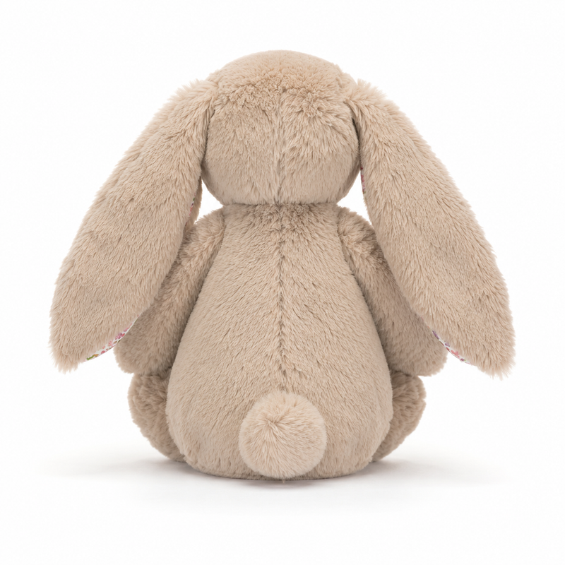 Brown Floral Bonnie Rabbit Plush Toy – 31cm