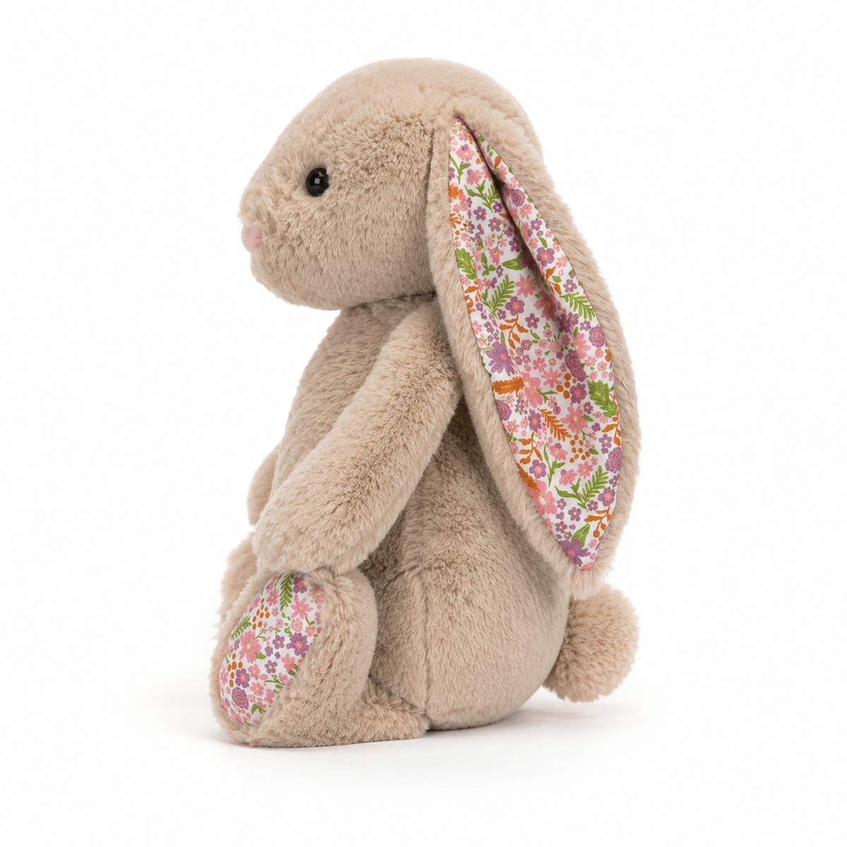 Brown Floral Bonnie Rabbit Plush Toy – 31cm