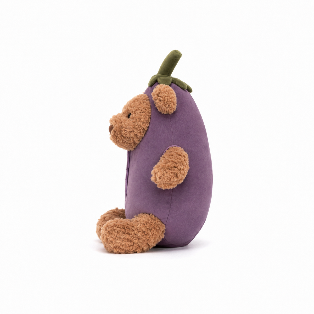 Eggplant Barcelona Bear Plush Toy – 26cm