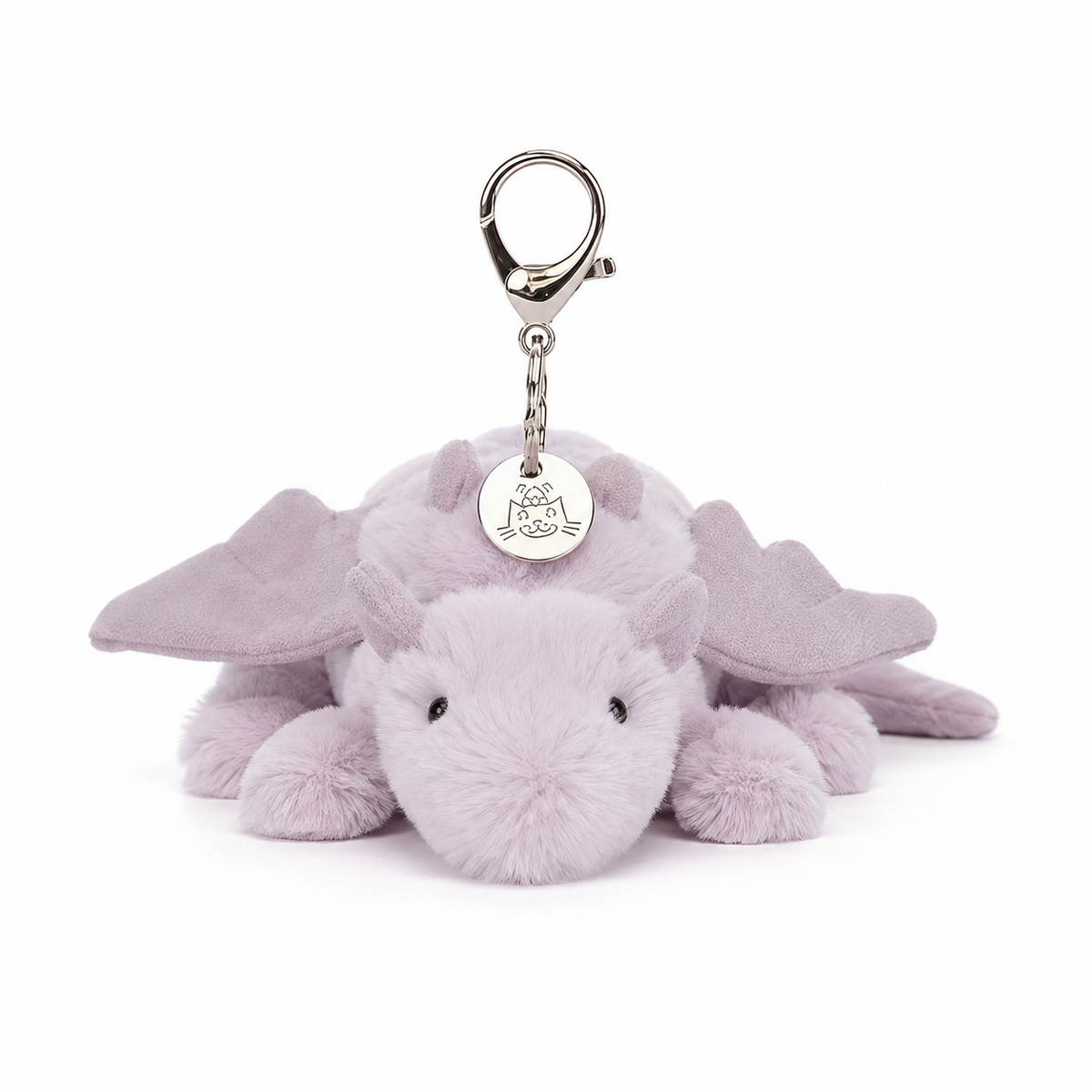 Pineapple Dragon Purple Plush Pendant – 15 cm