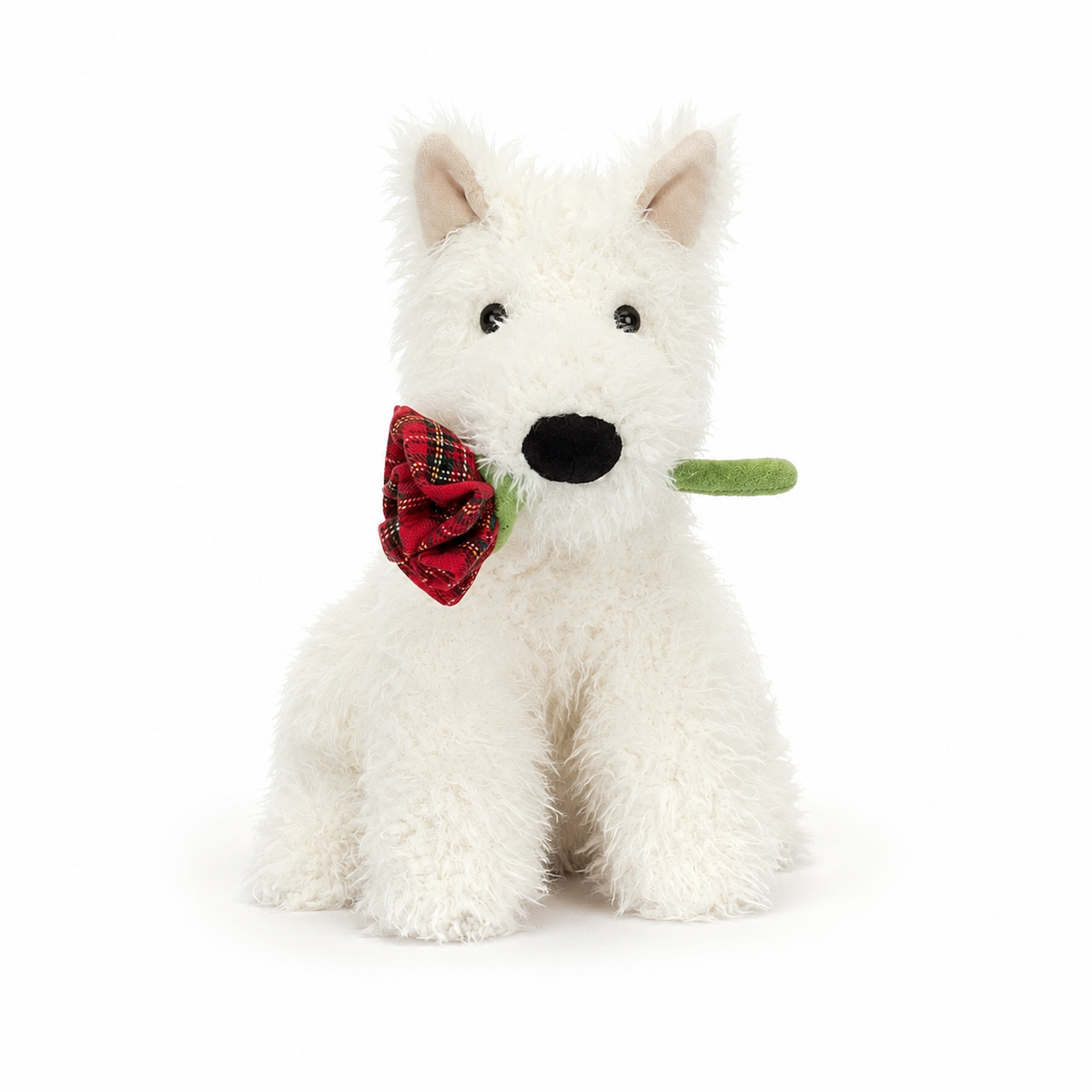 Confession Rose West Highland Dog Plush Toy – 25 cm