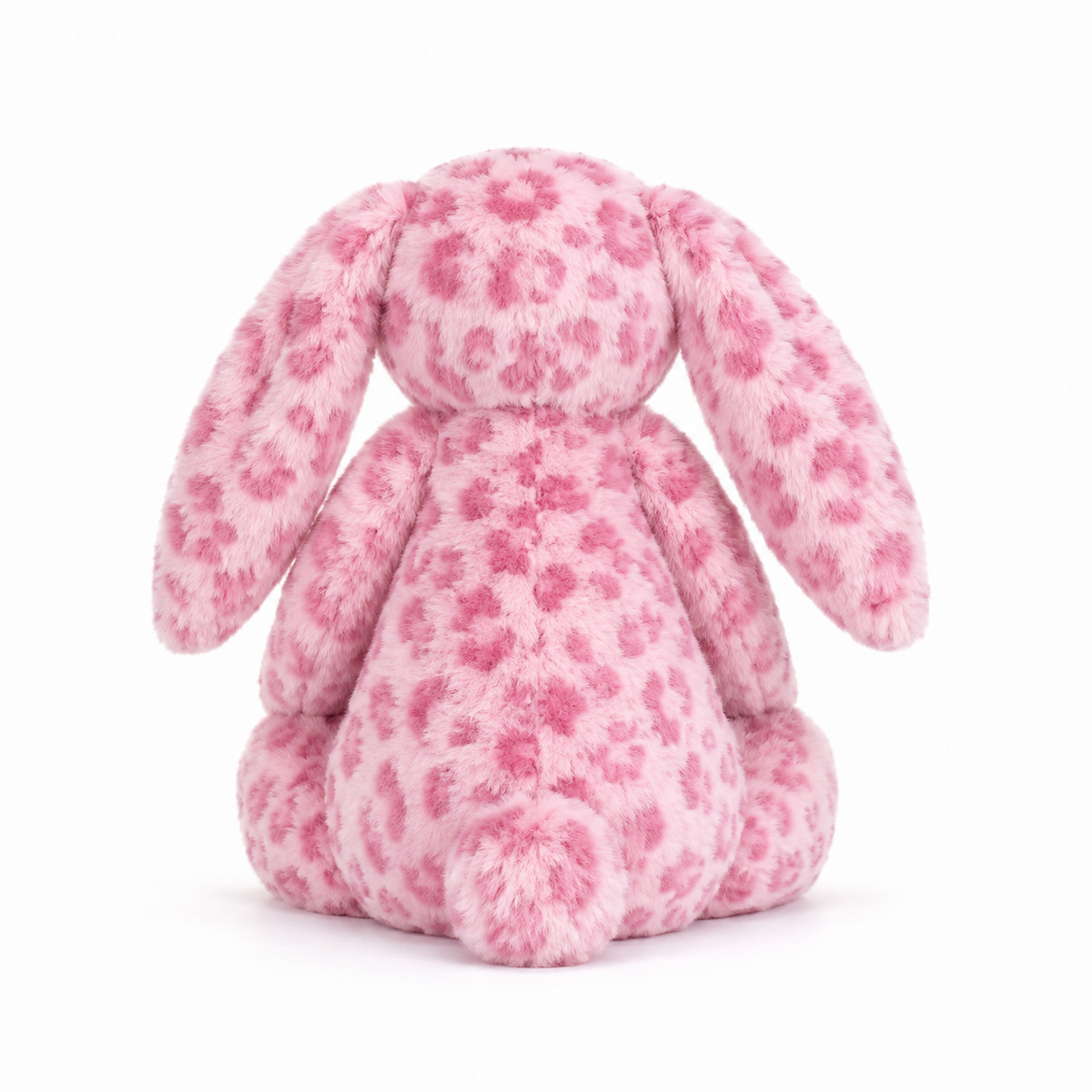Pink Leopard Rabbit Plush Toy – 31cm