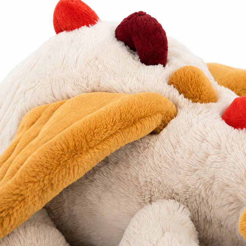 Eight Treasure Golden Dragon Plush Toy – 88 cm