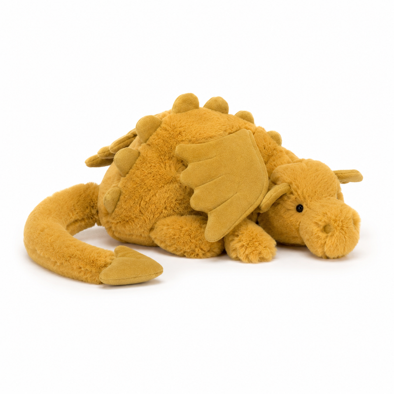 Golden Dragon Plush Toy – 50 cm
