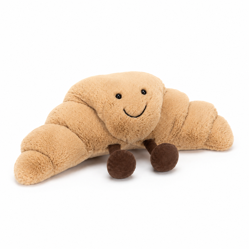 Croissant Plush Toy – 20cm
