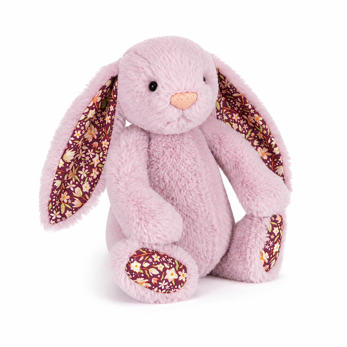 Pink Floral Bonnie Bunny Plush Toy – 31cm