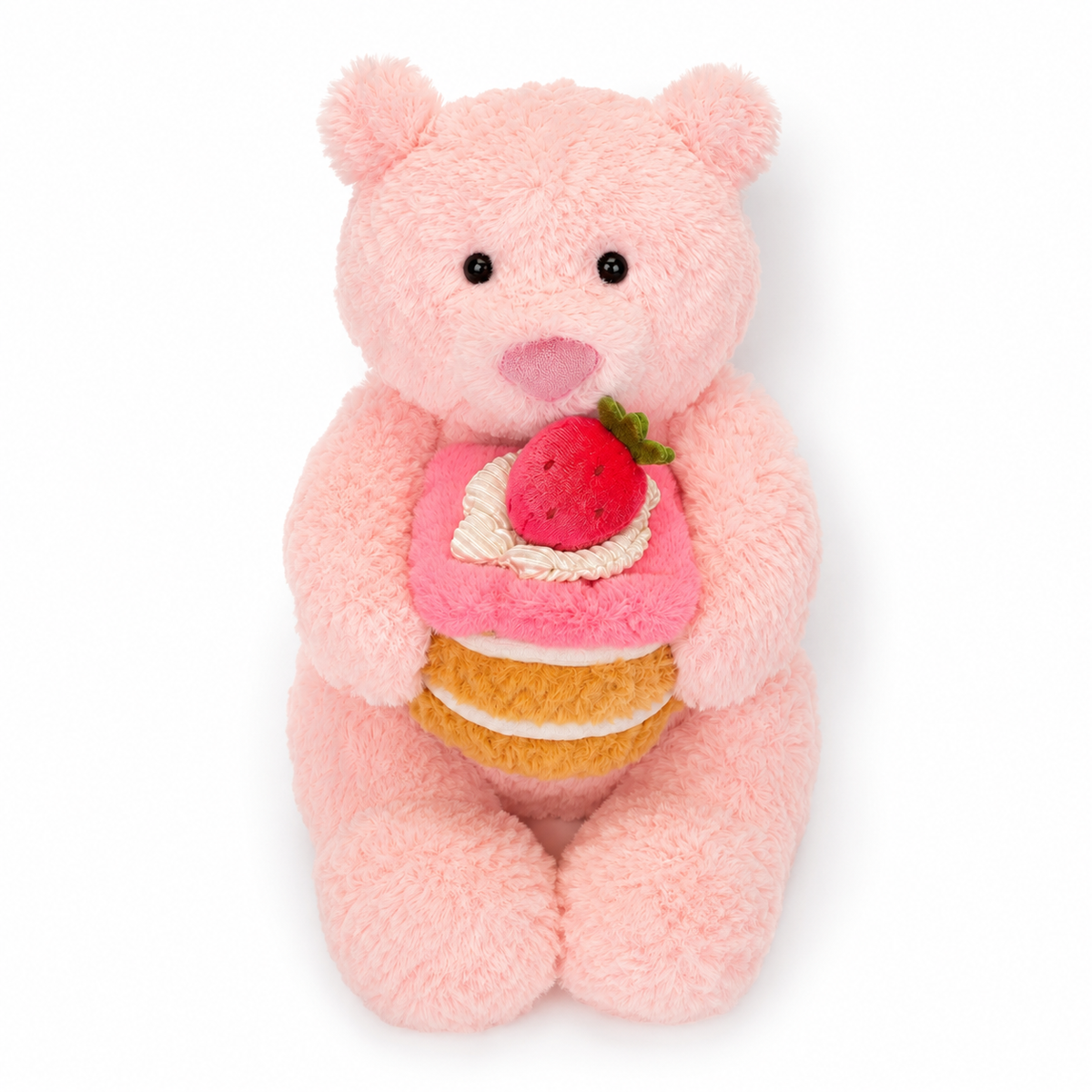 Strawberry Pink Bear Plush Toy