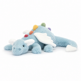 Sky Dragon Blue Plush Toy – 66 cm