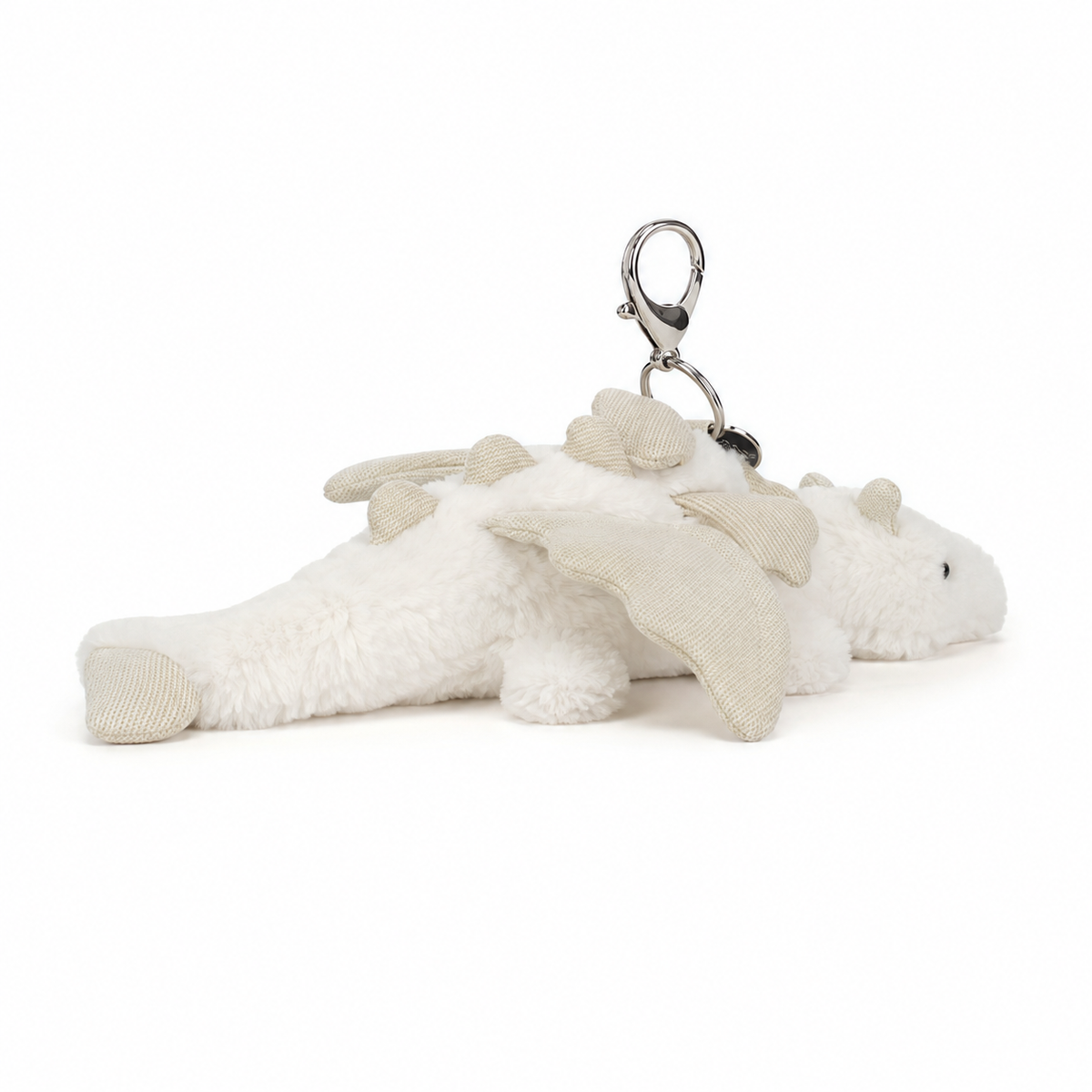 White Dragon Plush Pendant – 15 cm