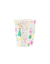 Holiday Merry & Bright Paper Cups – 9 oz Party Set of 8 - Waydiy