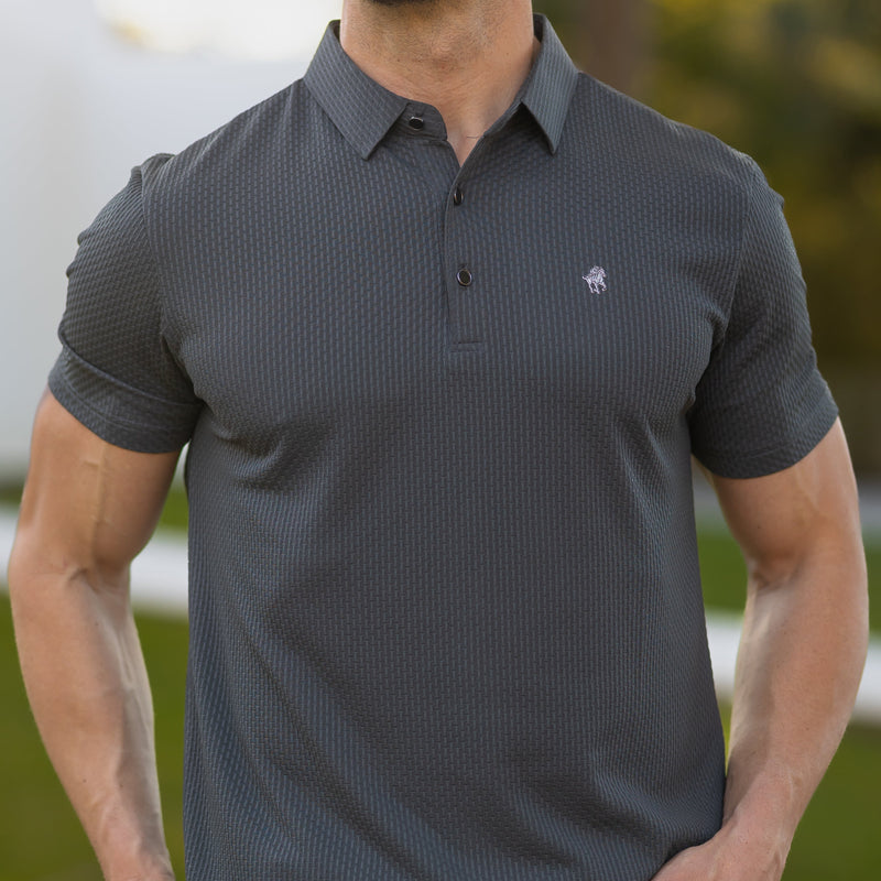 Soffice Men's Short Sleeve Polo Shirt – Casual Slim Fit