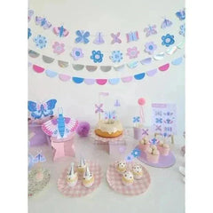 Butterflies Table Totems – Set of 3 Decorative Stands (19 cm) - Waydiy