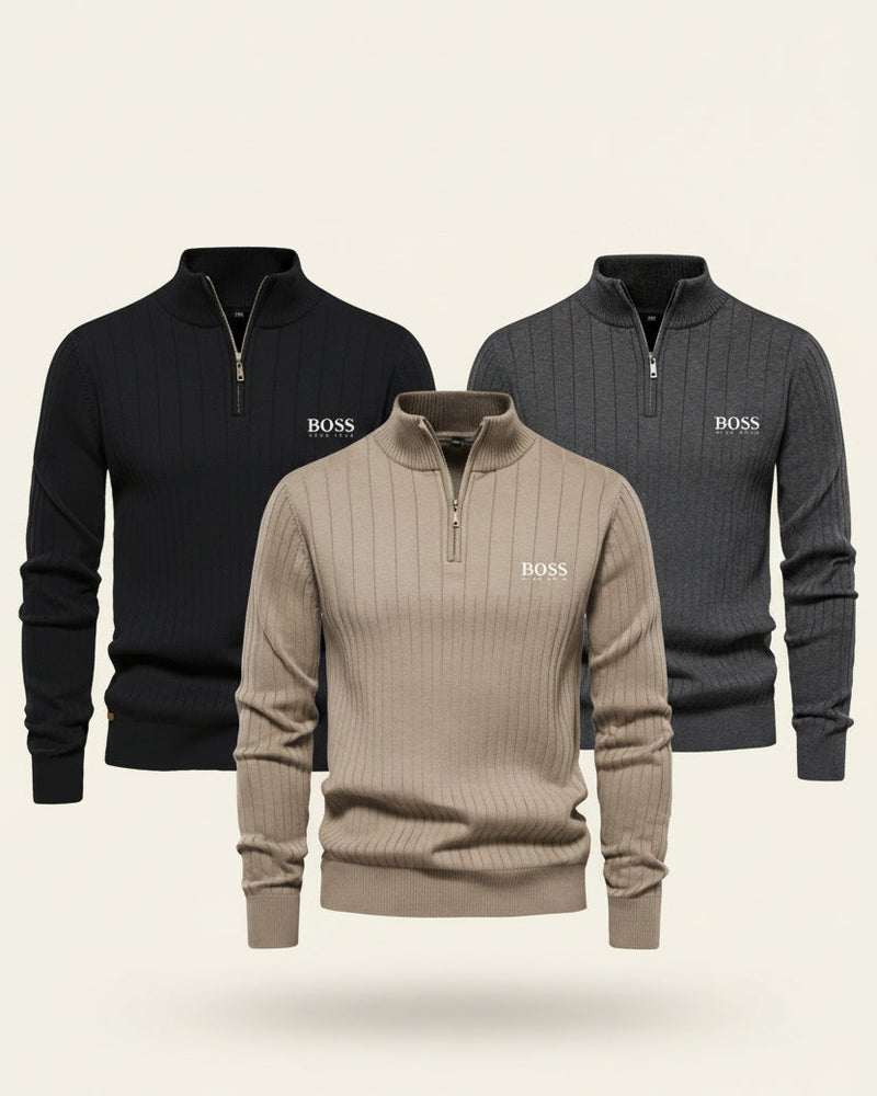 HB Travel Zip-Up Sweater (Clearance)
