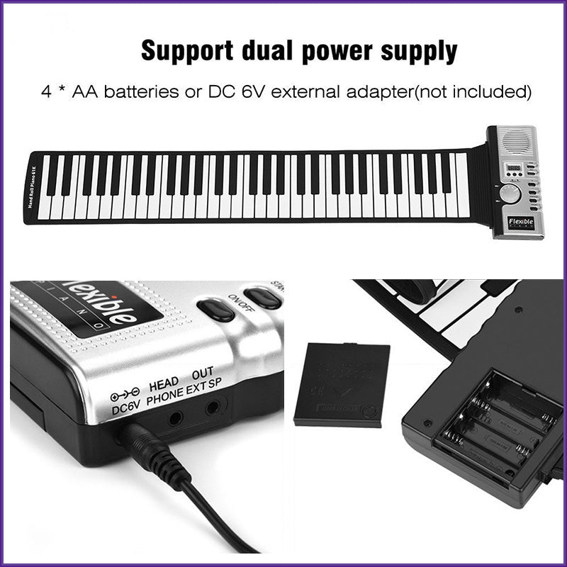 Portable Folding Electronic Piano - Image 3