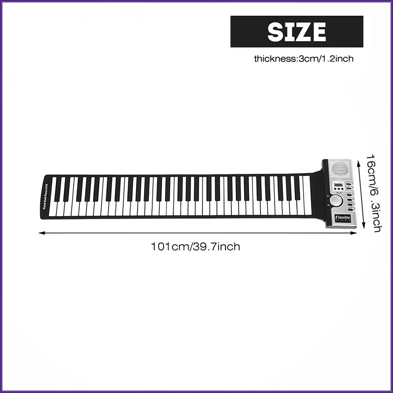 Portable Folding Electronic Piano - Image 4