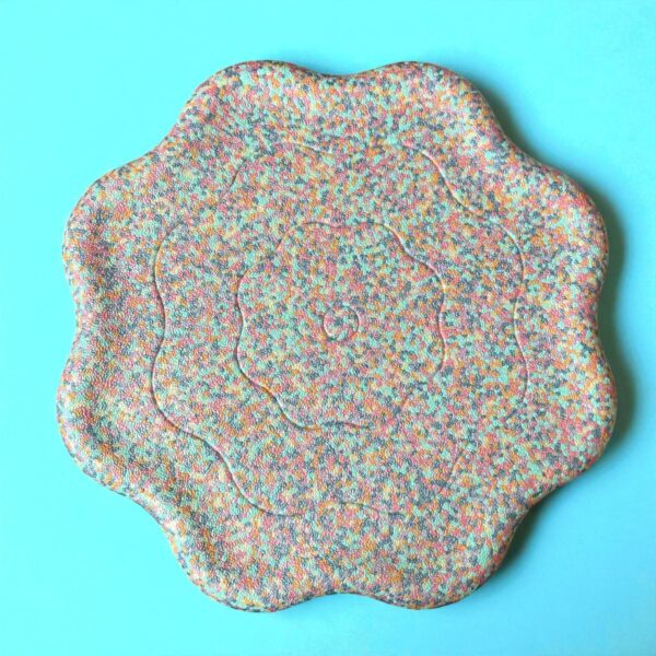 Flower-Shaped Balance Board for Stepping Stones – Pastel Confetti Color - Image 5