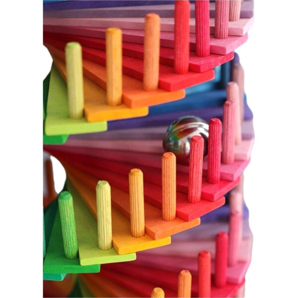 Rainbow Musical Ball Run Assembly Set - Image 7