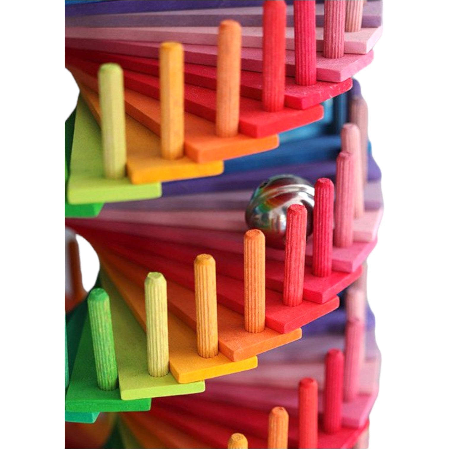 Rainbow Musical Ball Run Assembly Set - Image 7