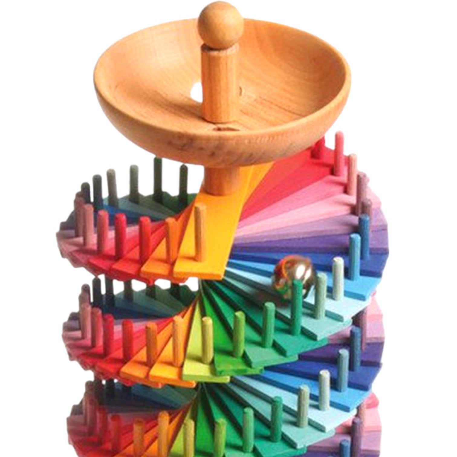 Rainbow Musical Ball Run Assembly Set - Image 6