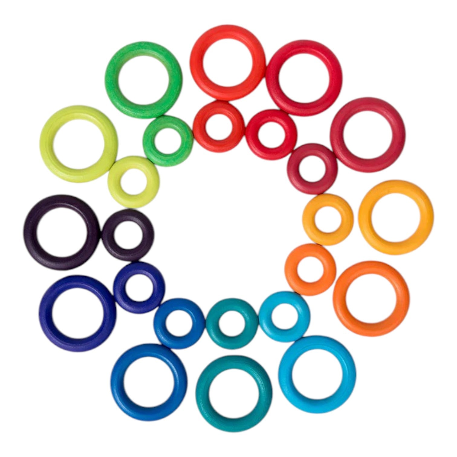 12-Dowel Sorting Tree with 24 Building Rings Set - Image 7