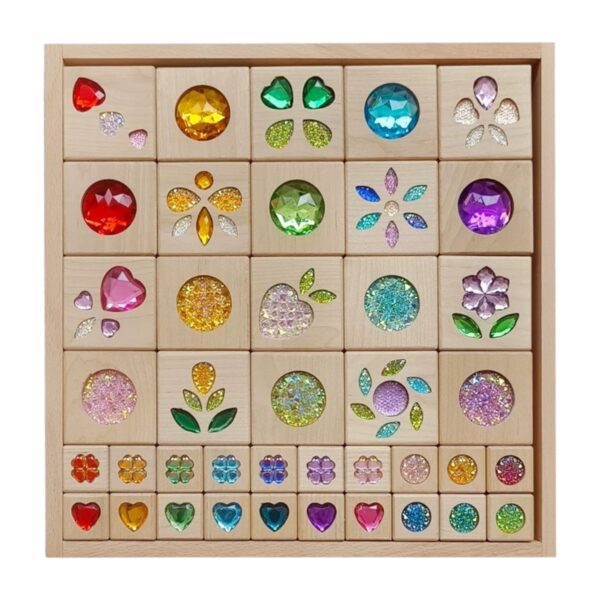 Sparkle Garden Gem Set – 30-Piece Small & 40-Piece Large Sets - Image 4