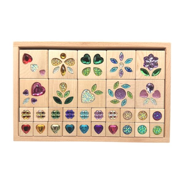 Sparkle Garden Gem Set – 30-Piece Small & 40-Piece Large Sets - Image 5