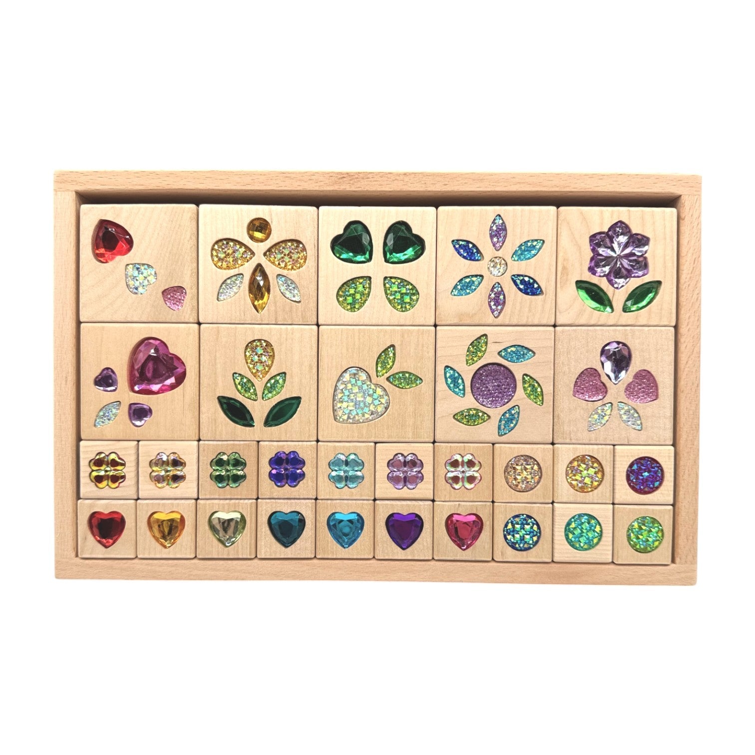 Sparkle Garden Gem Set – 30-Piece Small & 40-Piece Large Sets - Image 5