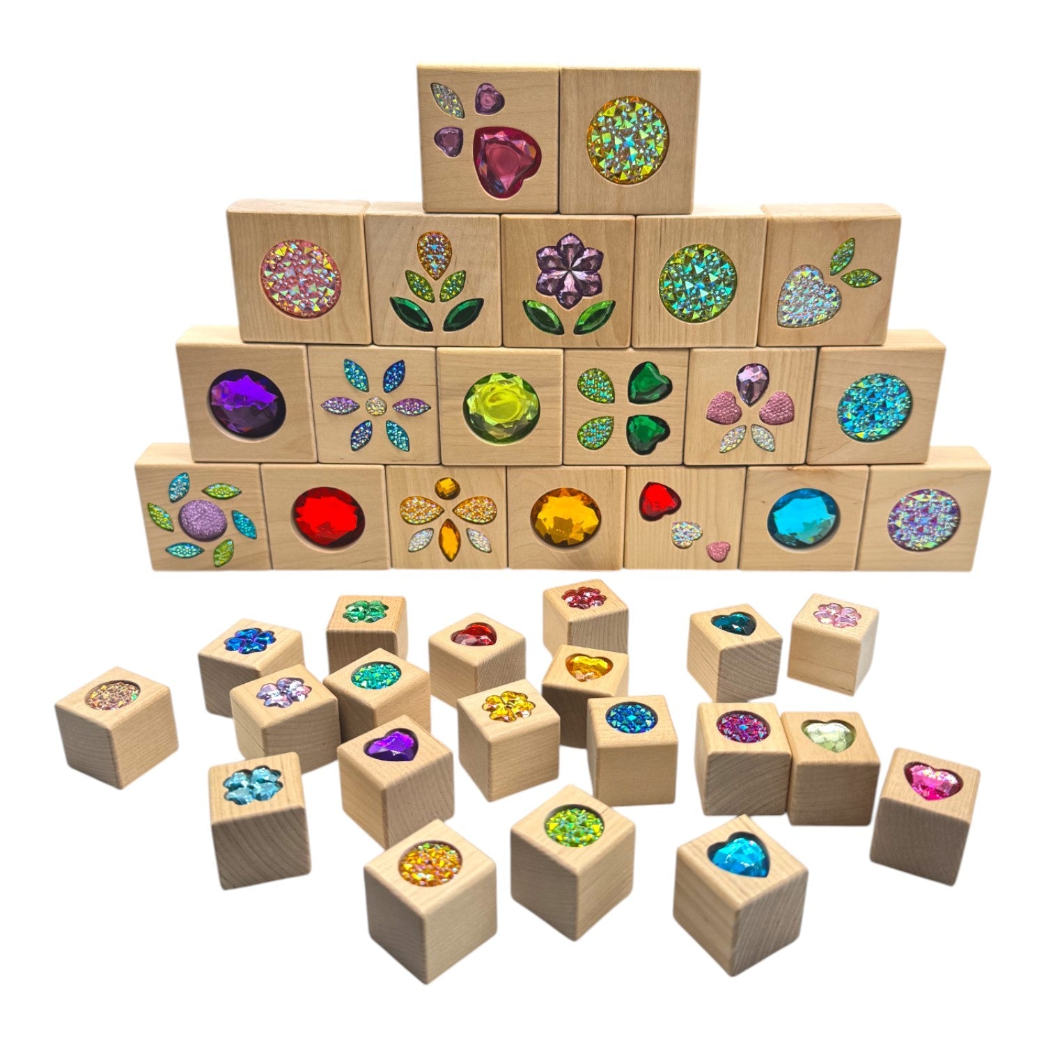 Sparkle Garden Gem Set – 30-Piece Small & 40-Piece Large Sets - Image 11