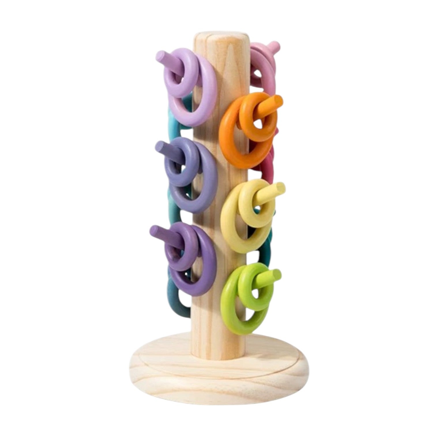 12-Dowel Sorting Tree with 24 Building Rings Set - Image 10