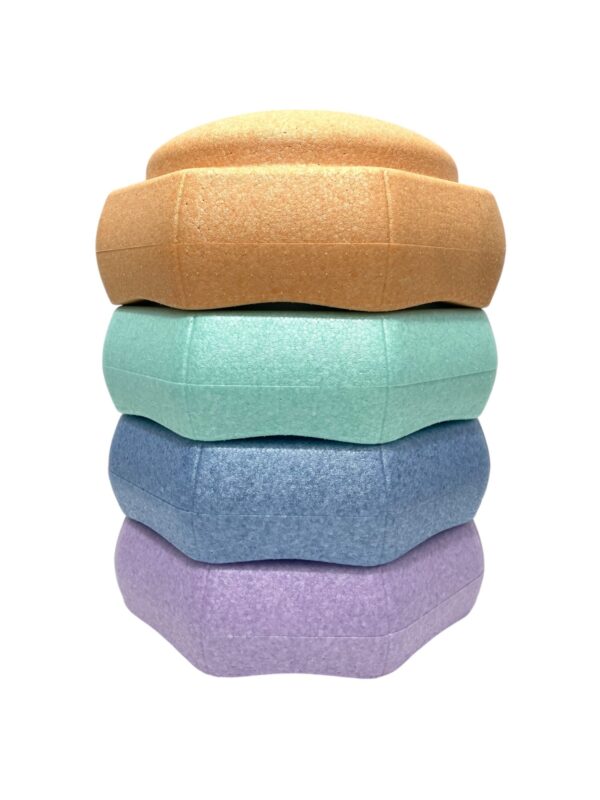 6 Pieces Pastel Rainbow Stepping Stones Set - Image 13