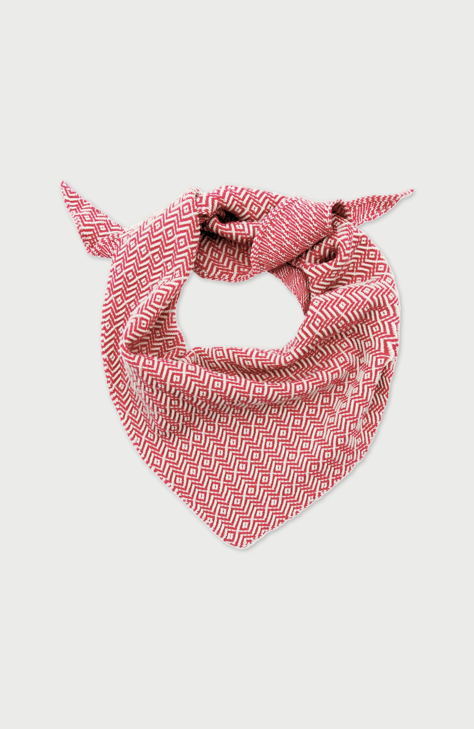 10051 bittersweet red flat lightweight cotton two tone neckerchief knot 1 10051 bittersweet red flat lightweight cotton two tone neckerchief knot 1