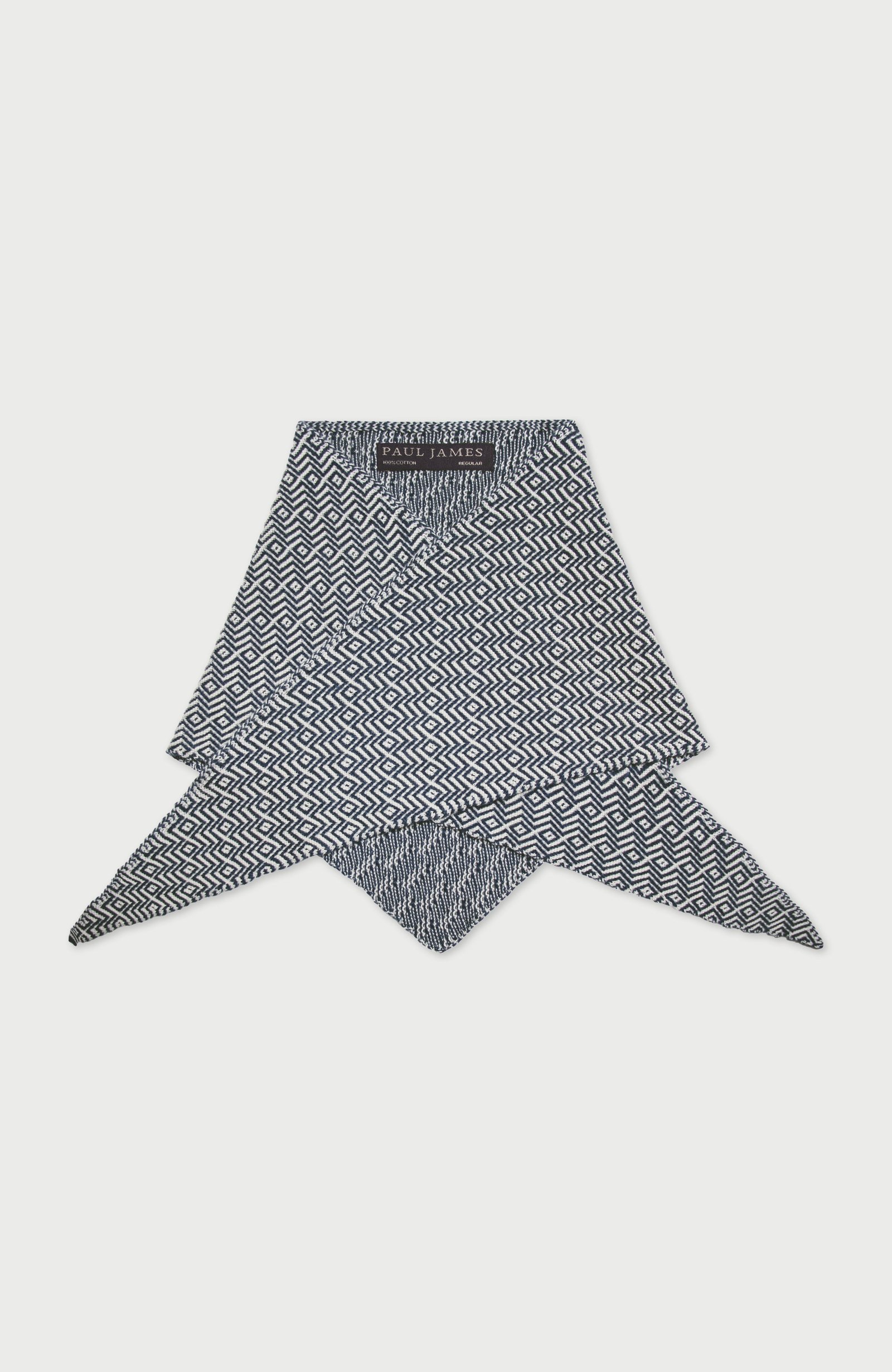 10051 blue melange flat lightweight cotton two tone neckerchief fan 10051 blue melange flat lightweight cotton two tone neckerchief fan