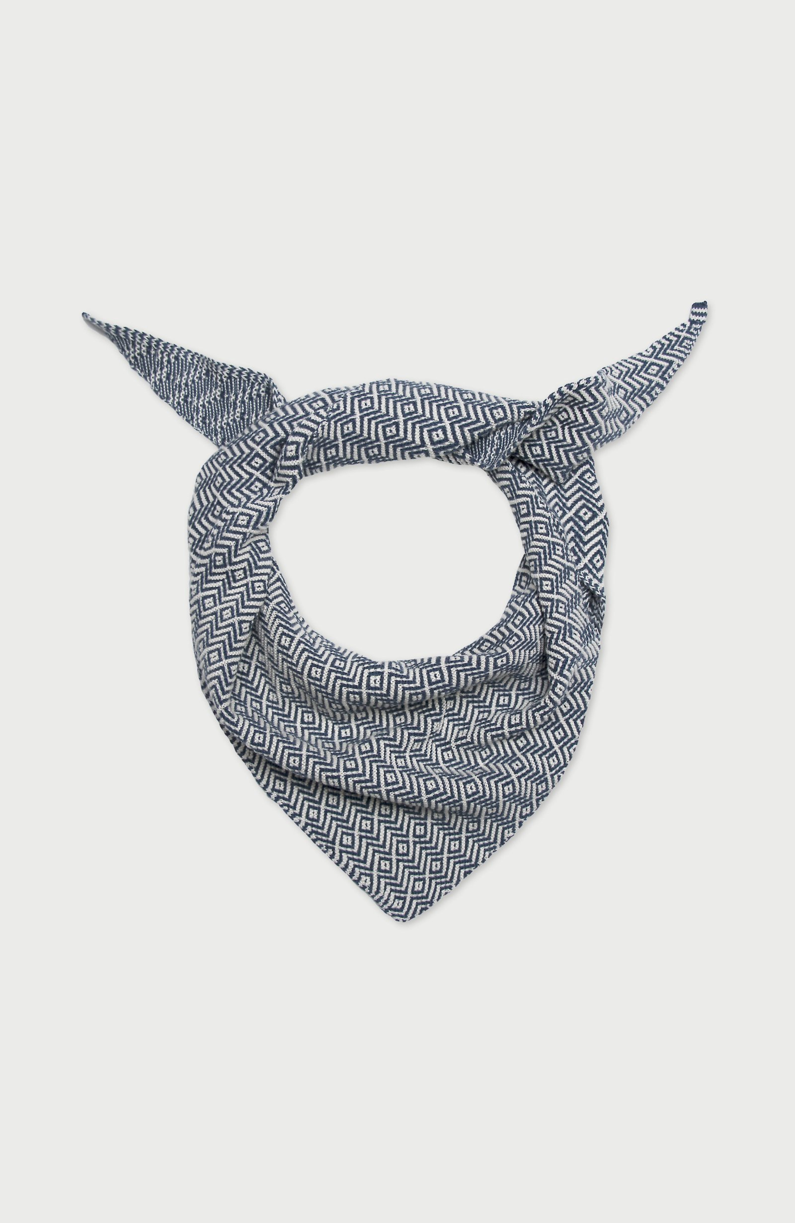 10051 blue melange flat lightweight cotton two tone neckerchief knot 1 10051 blue melange flat lightweight cotton two tone neckerchief knot 1