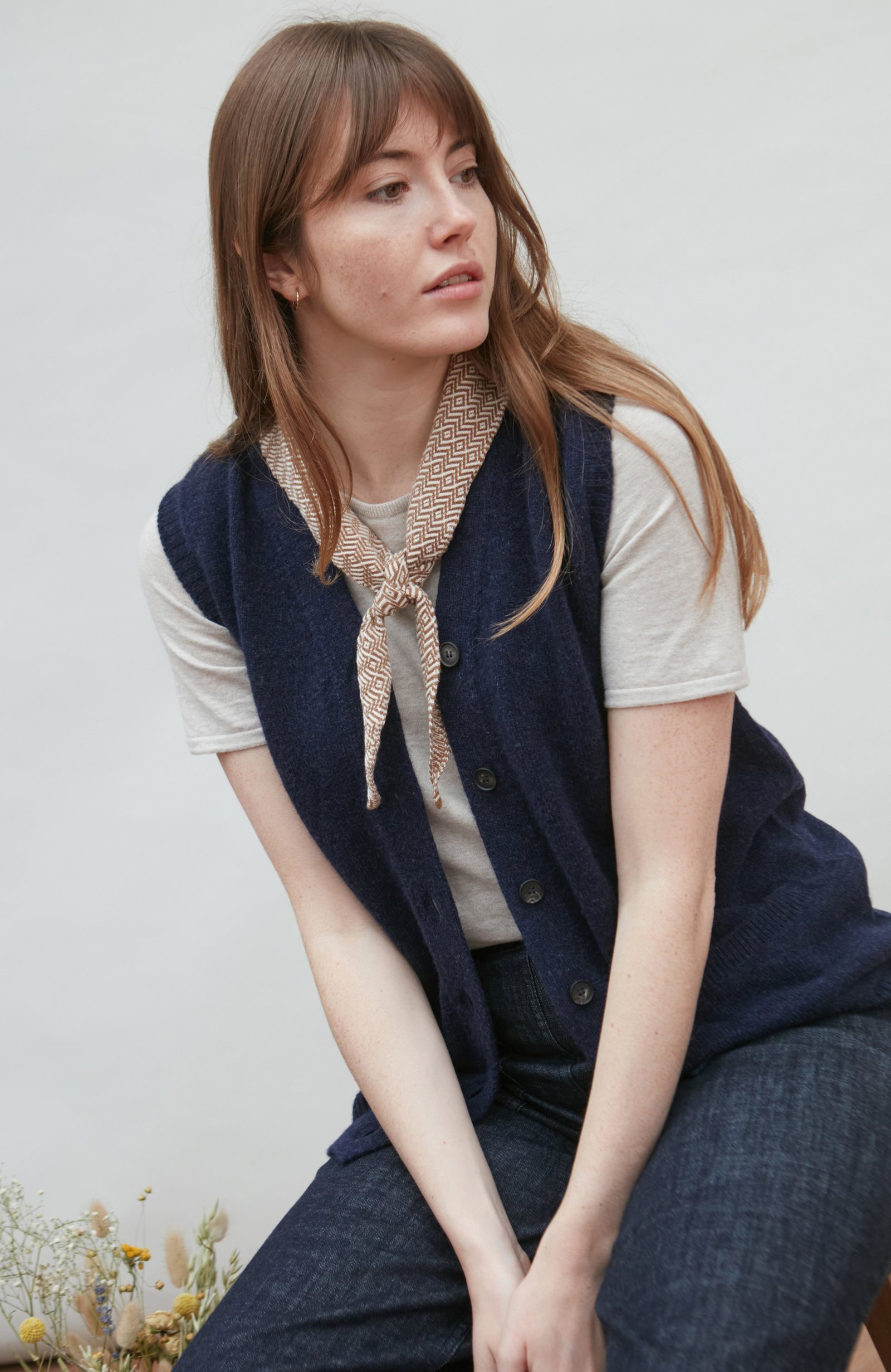 10051 caramel el model lightweight cotton two tone neckerchief 14 10051 caramel el model lightweight cotton two tone neckerchief 14