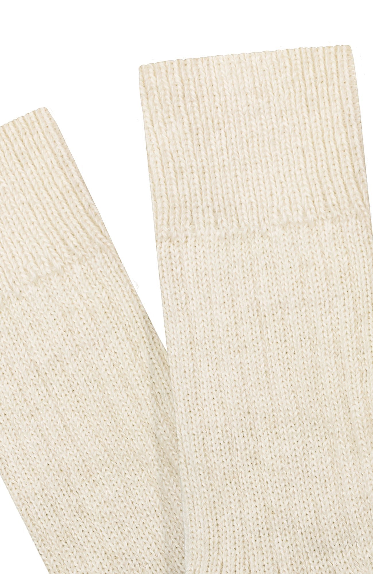 1006a cream flat alpaca cushion sole walking socks close up 1006a cream flat alpaca cushion sole walking socks close up