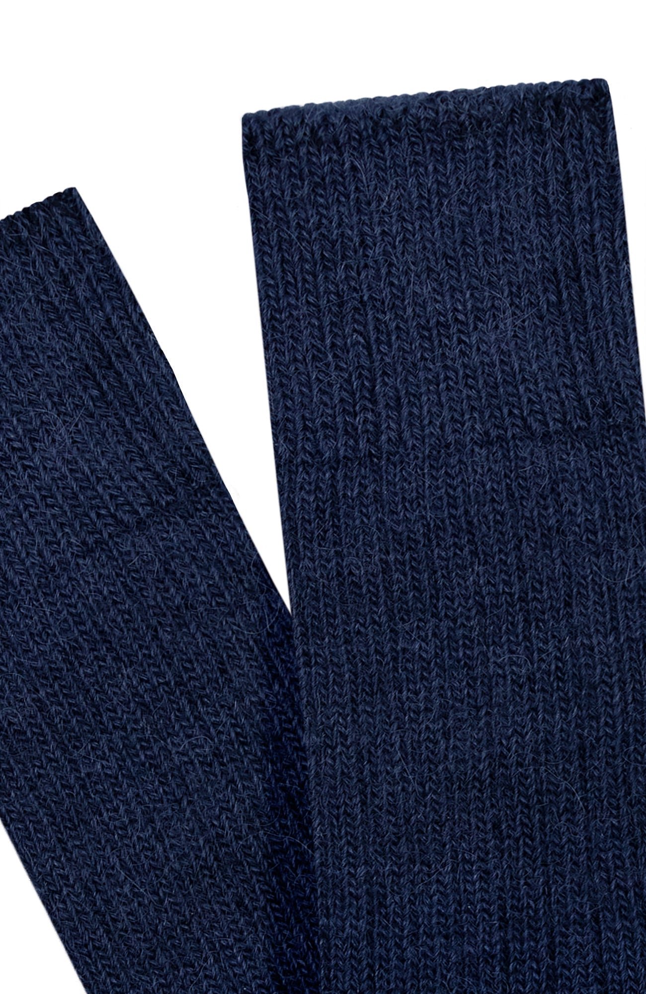 1006a navy flat alpaca cushion sole walking socks close up 1006a navy flat alpaca cushion sole walking socks close up