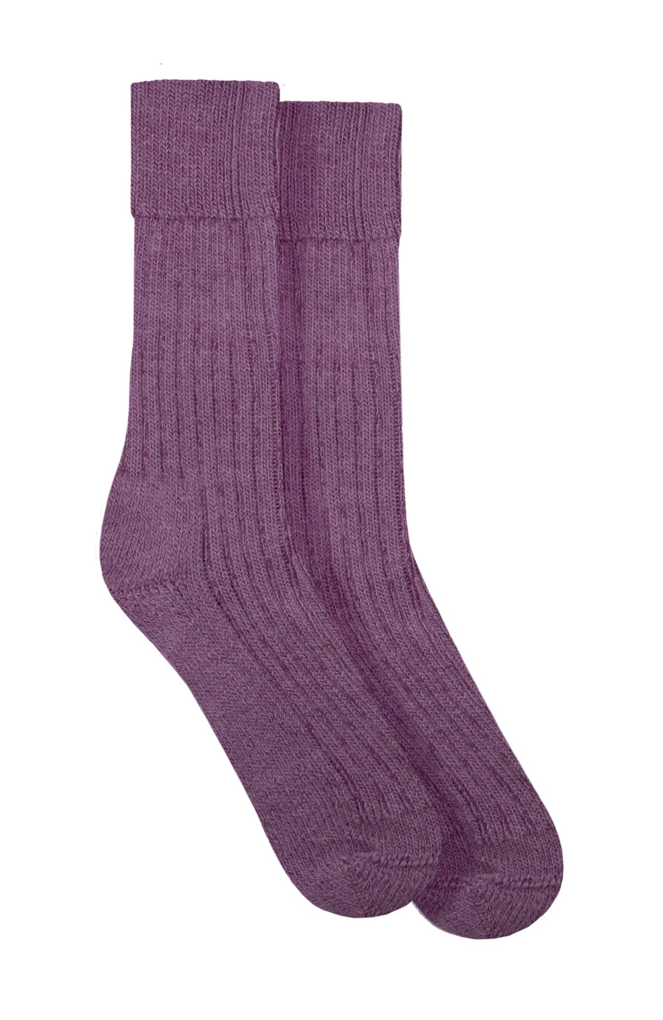 1006a purple flat alpaca cushion sole walking socks side 1006a purple flat alpaca cushion sole walking socks side