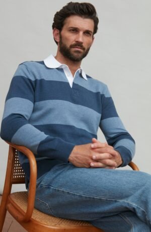 10130 denim m model mens lightweight cotton rugby shirt 6