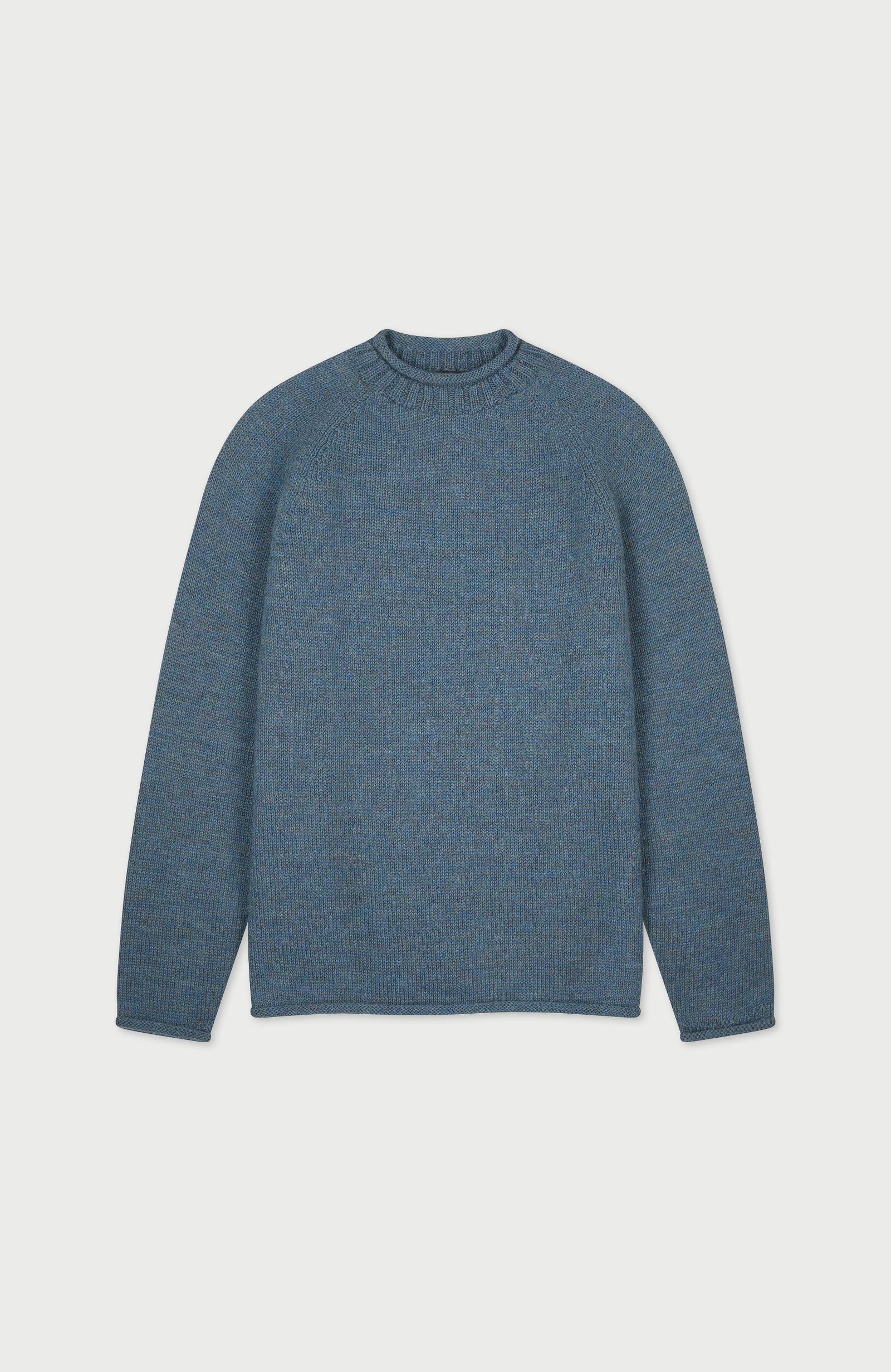 10139 langdale flat mens british wool fishermans crew neck jumper front 10139 langdale flat mens british wool fishermans crew neck jumper front