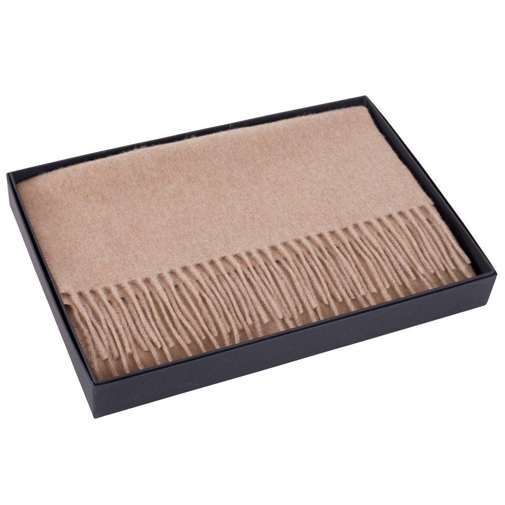 1039 camel flat gift box cashmere scarf close up 1039 camel flat gift box cashmere scarf close up