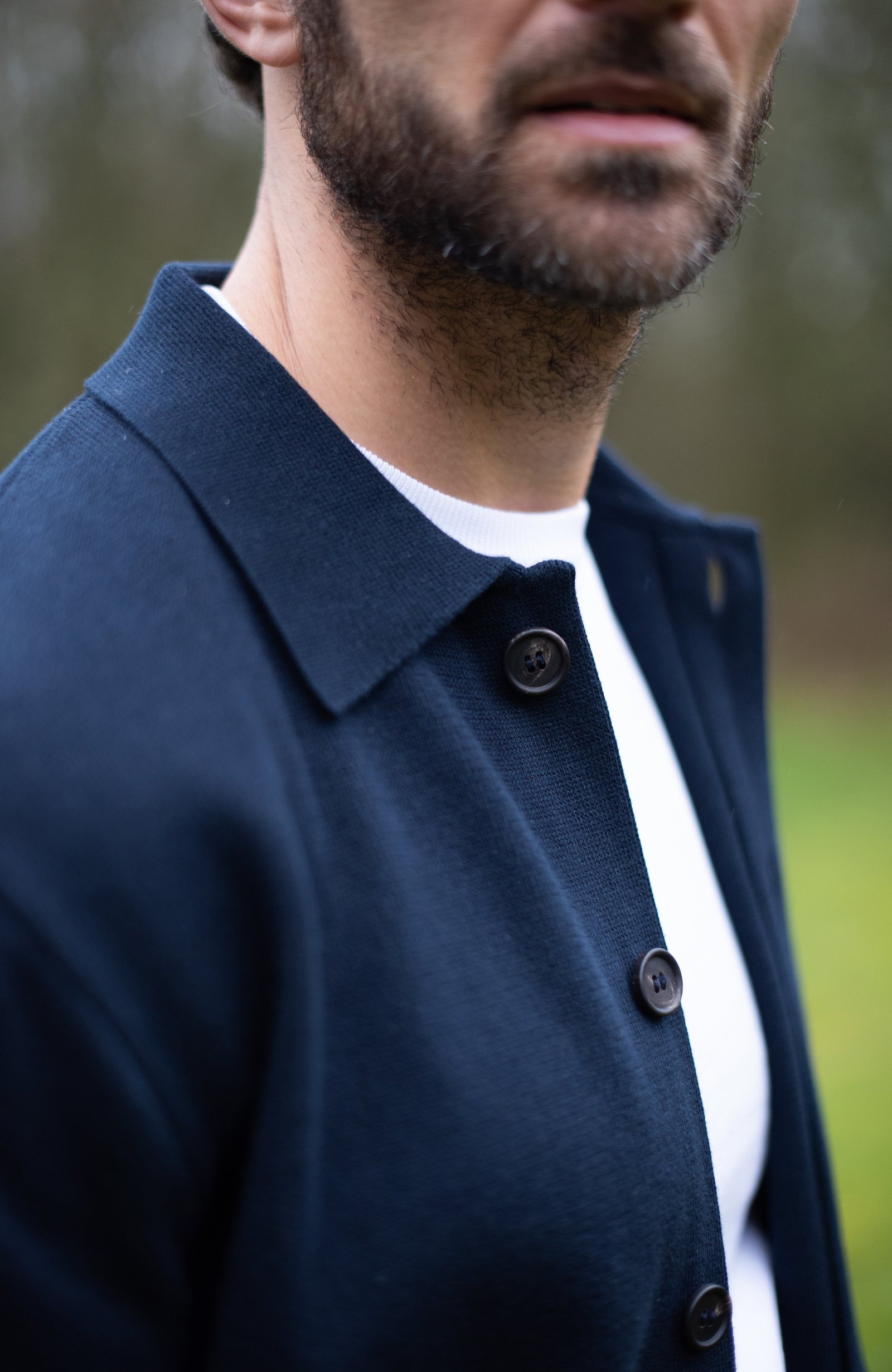 3460 navy 3562 white lo model mens cotton midweight knitted work shirt 13 3460 navy 3562 white lo model mens cotton midweight knitted work shirt 13