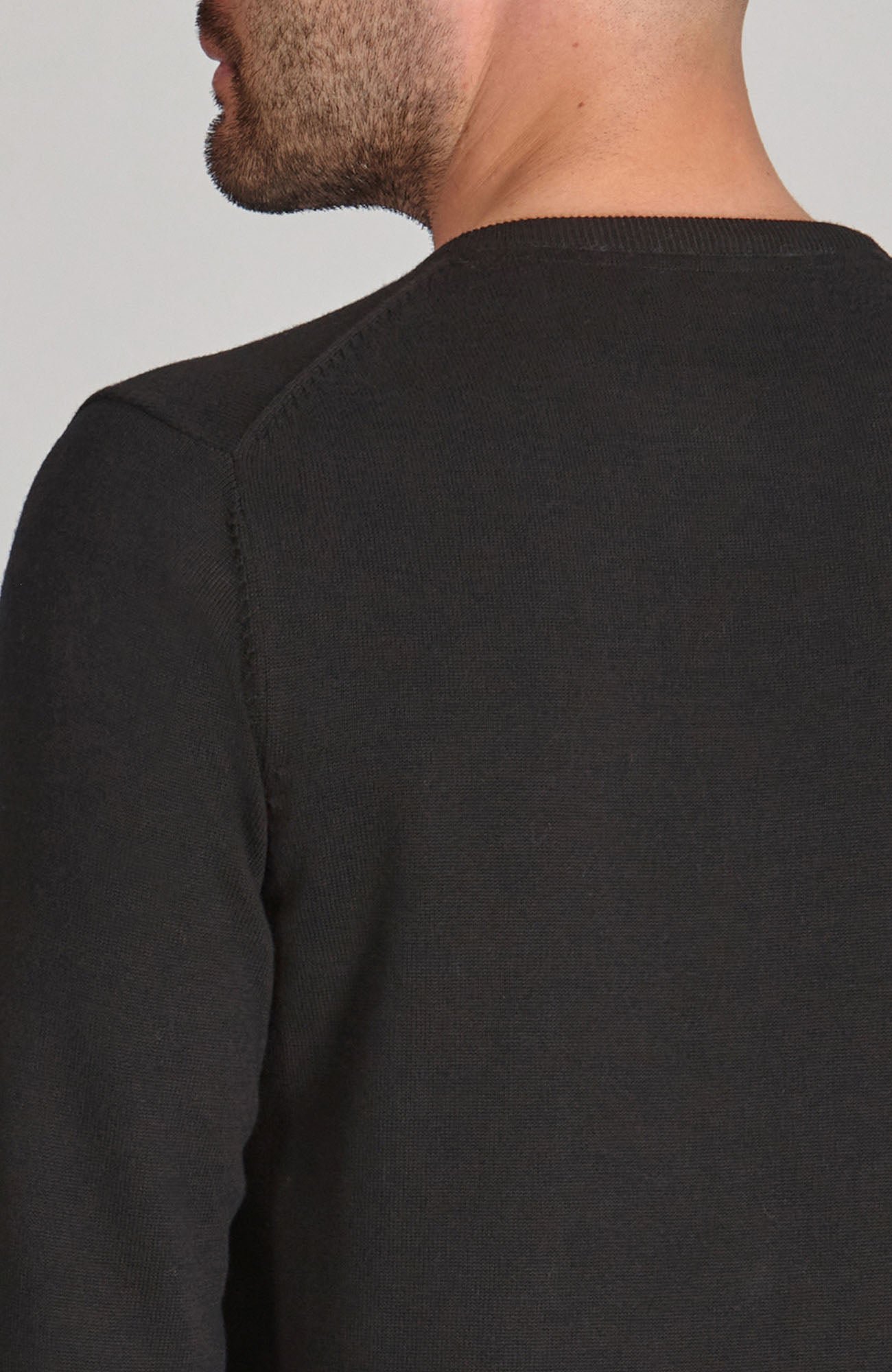 3474 black model mens cotton crew neck jumper 7 1 3474 black model mens cotton crew neck jumper 7 1